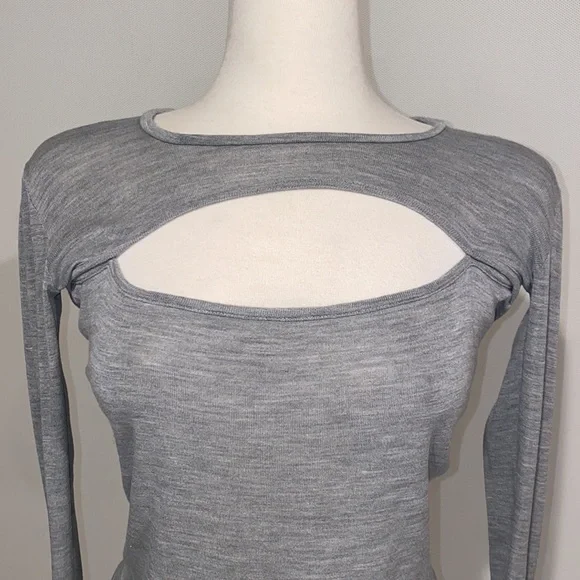 Isabel Marant Wool Blend Cut Out Top - Picture 2 of 7